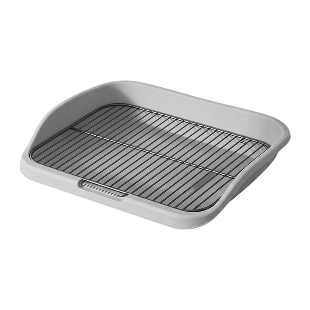 Dog Potty Tray Dog Litter Box Dog Pee Holder, Puppy Training Pad for Home Outdoor