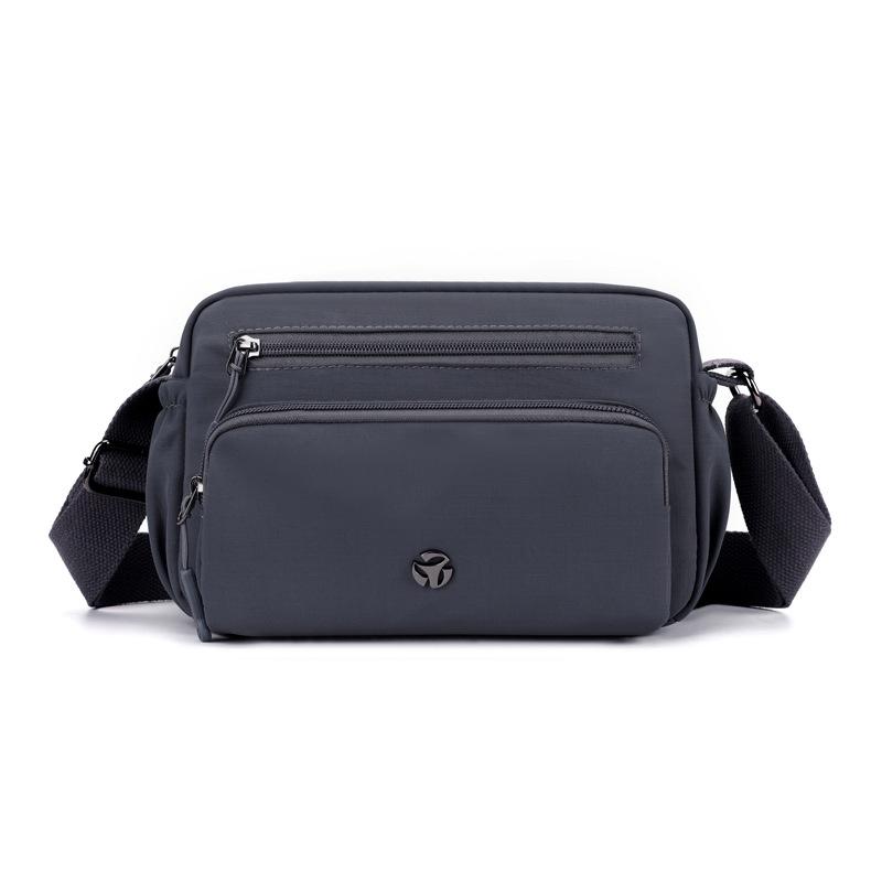 Small Square Bag Women's Water-Repellent Crossbody Bag Shoulder Bag Solid Color Mother Bag