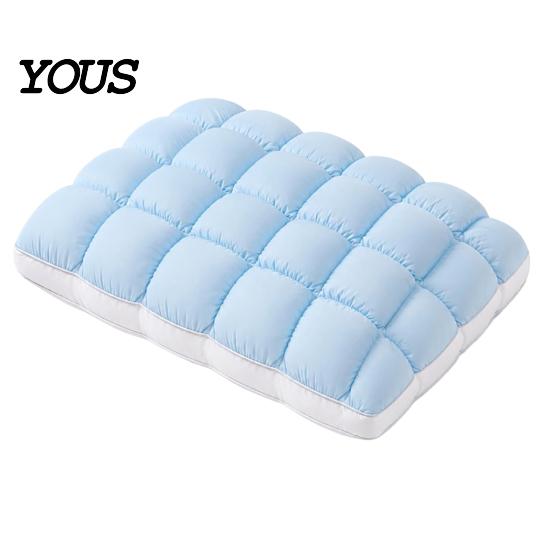 Relaxing Cloud Soft Sleep Pillows Cooling Quilted Puff Pillow, Cloud-Like Bed Down Alternative Washable Bedding Accessories Fluffy Pillow for