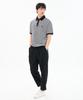 CUSTOMUS Men'S Summer Loose Fit Elastic Waist Pants Poly-Spandex Wrinkle-Free Pants Cxs26Mwpt313 Bla