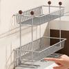 Rustproof Toilet Storage Rack Stainless Steel Bathroom Storage Shelf  Skincare Product Storage