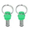 2Pcs Keg Pressure Relief Valve Ball Lock Lid Cornelius Style Accessory Set Kit for Safety