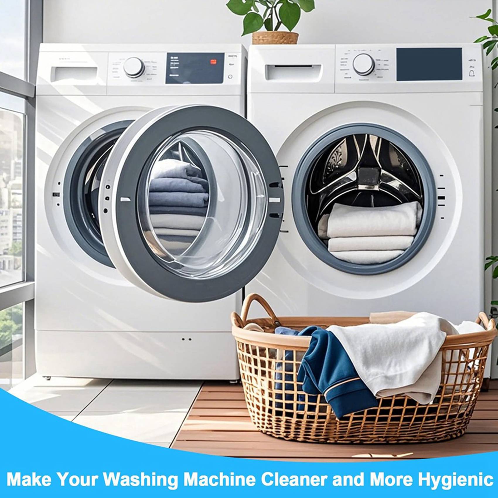 

2X Washing Machine Cleaning Brush Kits,Front Load Washer Cleaner Tools For Tight Spaces And Washer Rubber Seal