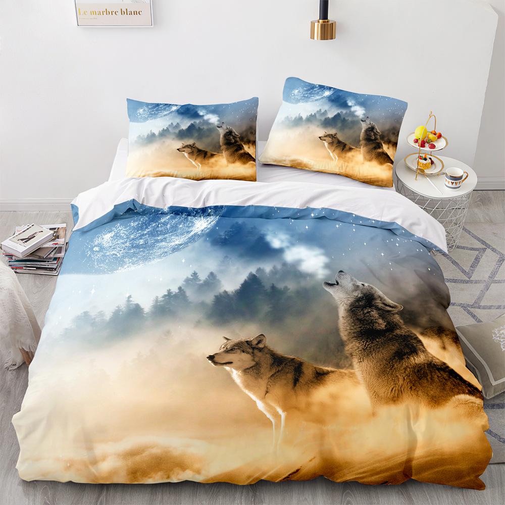 Unicorn Cat King Queen Duvet Cover Pink Kawaii Cartoon Kitty Bedding Set For Kids Girls Magical Animal 2/3pcs Soft Quilt Cover