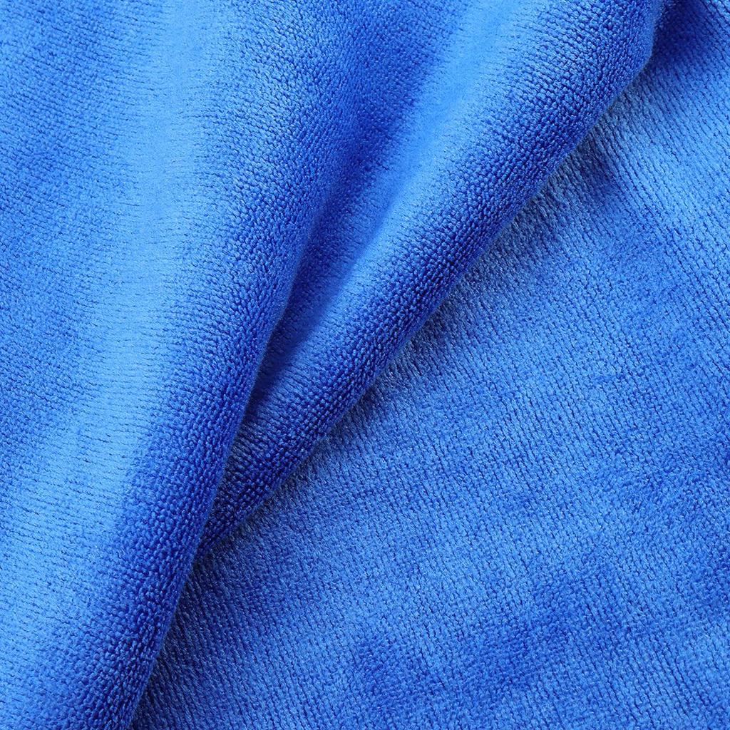 (Nikita) Multifunktionales Mikrofasertuch, 10 Stück, blau, für die Autoreinigung, Poliertuch