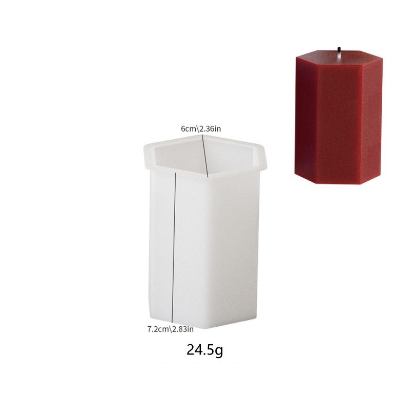 3D Geometric Silicone Candle Mold Texture Cylindrical Soap Mold DIY Nordic Style Aromatherapy Candle Mold Home Decoration