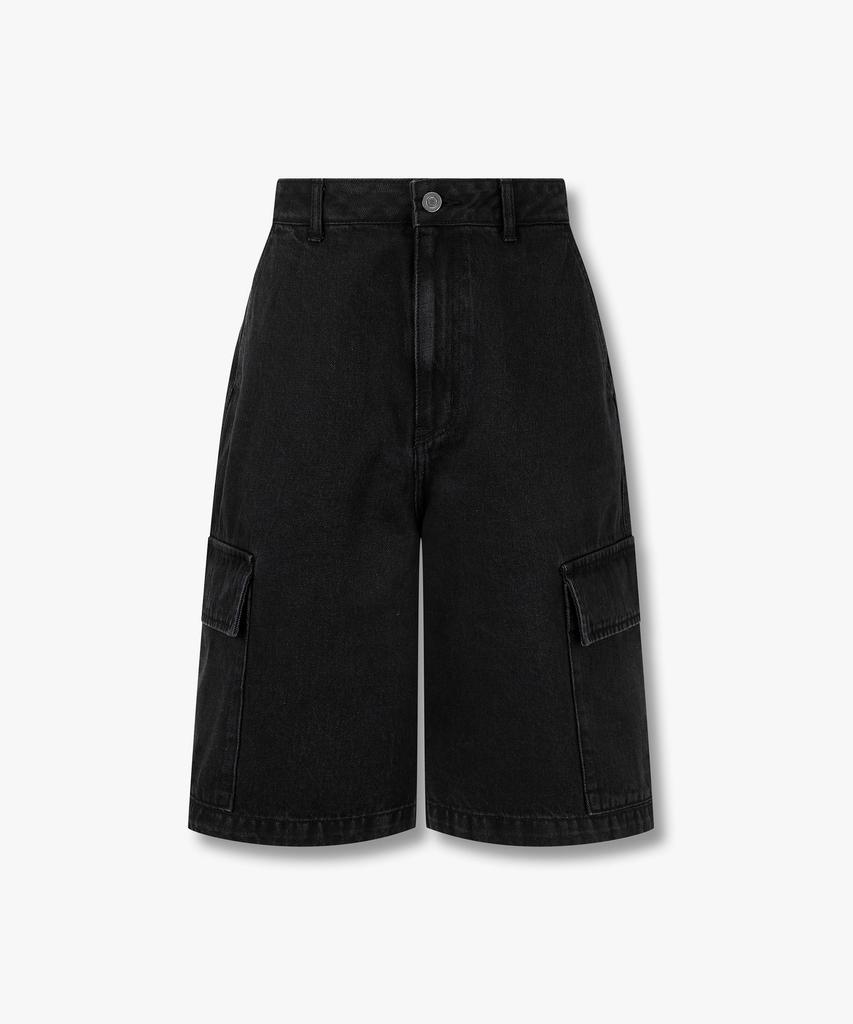 STUDIO TOMBOY [Men] Bermuda Cargo Denim Half Pants_Black 9156262323