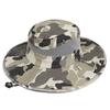 Unisex Washed Camouflage Fisherman Sun Hat