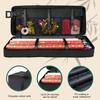 Christmas Wreath Storage Bag Wrapping Paper Organizers with Handle Zipper Closure Waterproof Tear Proof Storage Bag with Interior Pockets