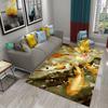 3D Colorful Oil Painting Fish Carpet for Bedroom Living Room Children's Crawling Floor Carpets Kitchen Bathroom Non-slip Rugs