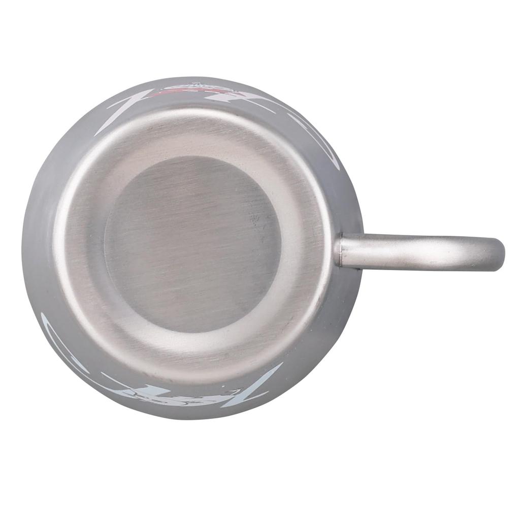 Moomin Stainless Steel 9 X Initial Birthday Made In Mug, Heat-Resistant, Double-Walled, 360ml, Diameter Approx. 11cm, "S", Silver, Gift, Item, Japan,