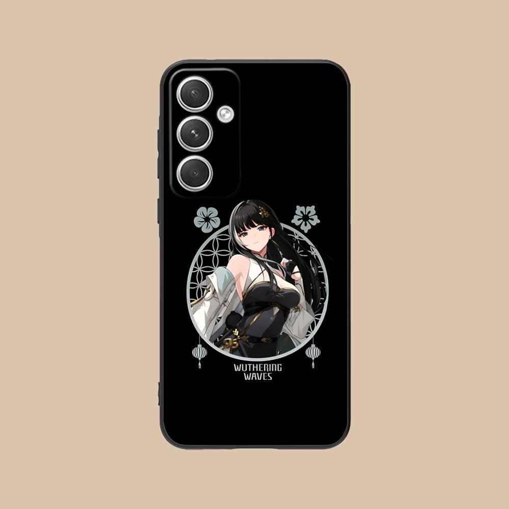 Wuthering Waves Baizhi Phone Case for Samsung Galaxy S26 S25 S24 S23 S22 S21 S20 Note20 Plus FE Ultra Soft TPU Shockproof Cover
