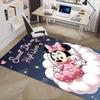 3D Printed Minnie Mouse,Cloud,Dreams Anti-Slip Rug - Machine Washable Office Rug for Living Room, Bedroom, Office - Multiple Sizes