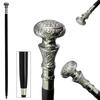 Wooden Walking Stick Cane Victorian Knob Wooden Cane Brass Handle Victorian Style Solid Vintage Head Walking