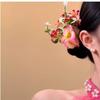 Bohemian Flowers Hair Claw Side Clip Artificial Floral Hair Clip  Photography Props