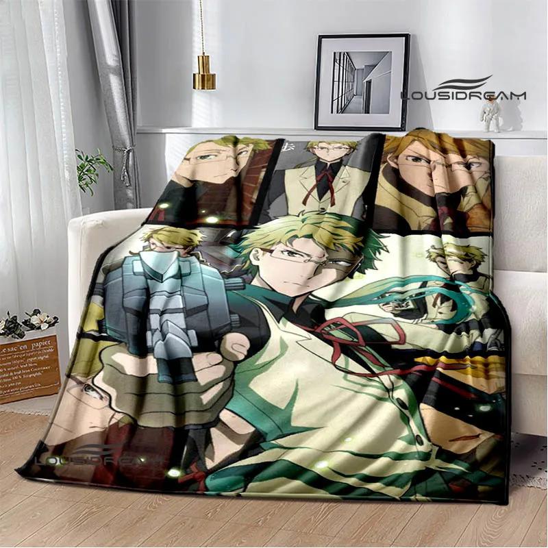 Cartoon bungou stray dogs printed blankets Picnic blanket Warm Flannel blankets Home bed linings blankets for beds Birthday Gift
