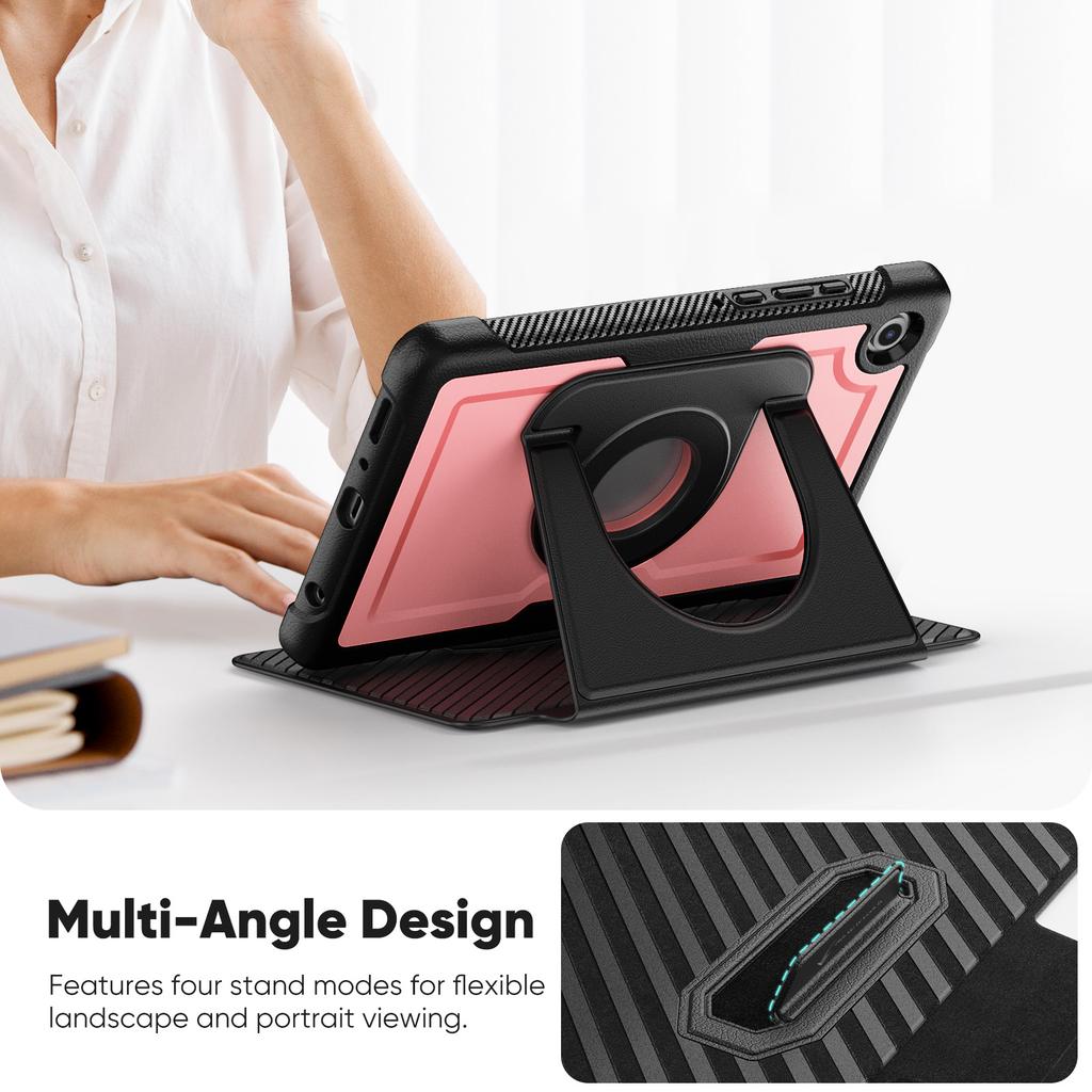 For Samsung Galaxy Tab A11/A9 Tablet Case Detachable PC + TPU + PU Leather Flip Cover