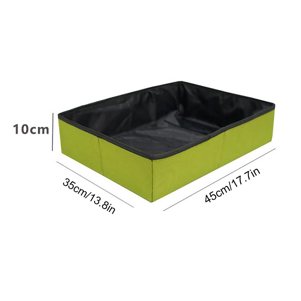 Portable Cat Travel Litter Box Odor Free Lightweight Waterproof Collapsible Travel Litter Box For Cat Supplies