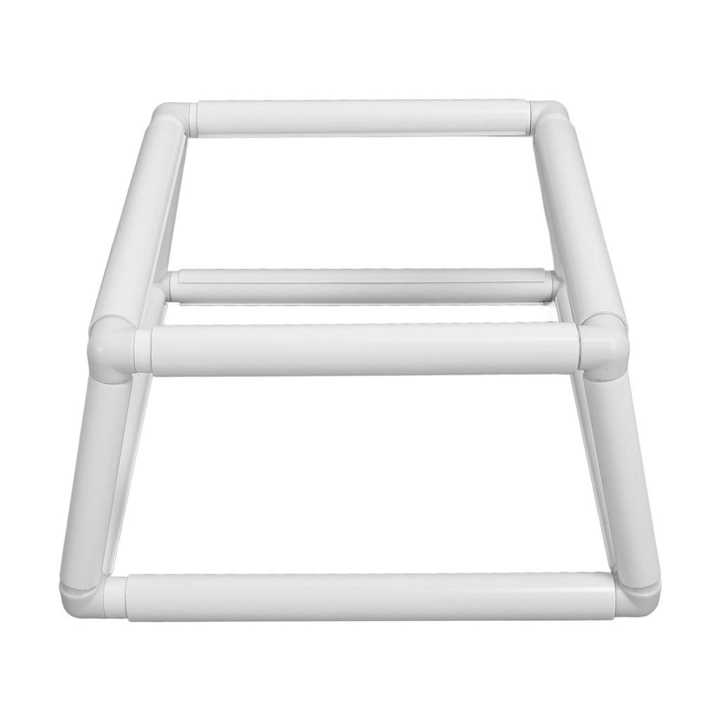 Embroidery Frame Lap Stand   Stitch Stitching Holder Set Rectangular Plastic Tube Double Layer Sewing Hoop