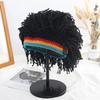 Perücken-Mützen für Männer Handgehäkelt Winter Warme Mütze Halloween Cosplay Mütze Feiertags-Geburtstagsgeschenke Lustige Party Sturmhaube