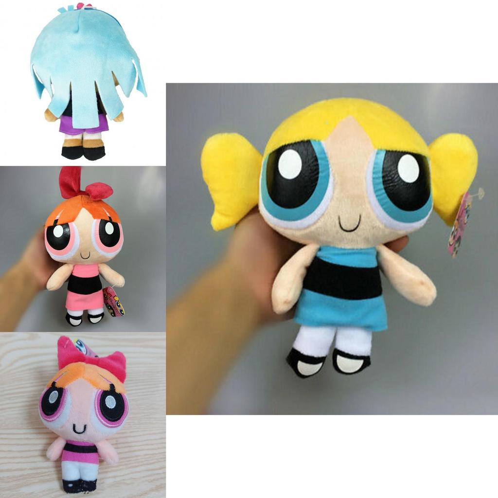 Plush Powerpuff Girls Dolls Colorful 20cm Cartoon Stuffed Toys For Teens**