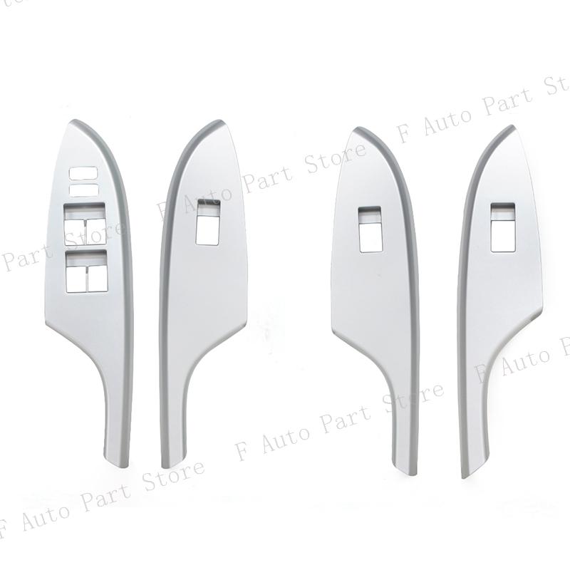 4PCS LHD Window Lift Switch Button TrimCover Frame Panel For Toyota Corolla 2007 2008 2009 2010 2011 2012 2013