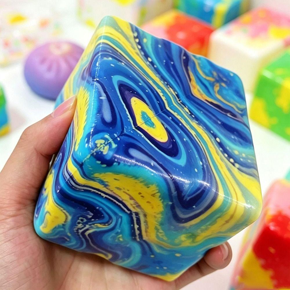 Square Squeeze Toy Maltose Stress Relief Toy Gifts Anti-stress Squeeze