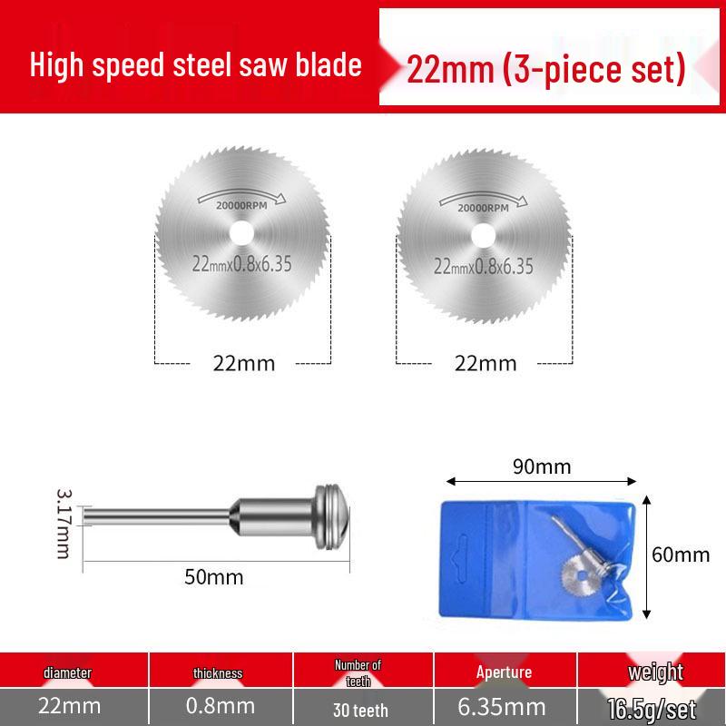 Mini High-Speed Steel Saw Blade for Woodworking and Plastic Cutting