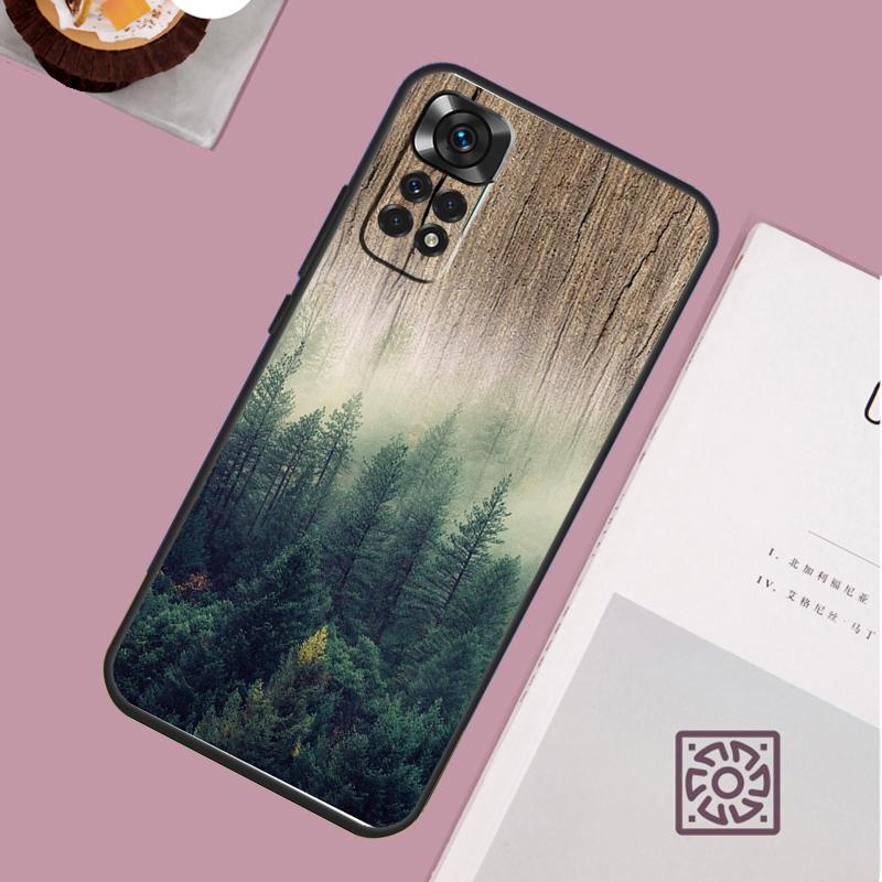 Wood Nature Pattern Case For Xiaomi Redmi Note 14 Pro 13 12 11 10 15 Pro Plus Redmi 15C 15 14C 13C 10C 12C Cover