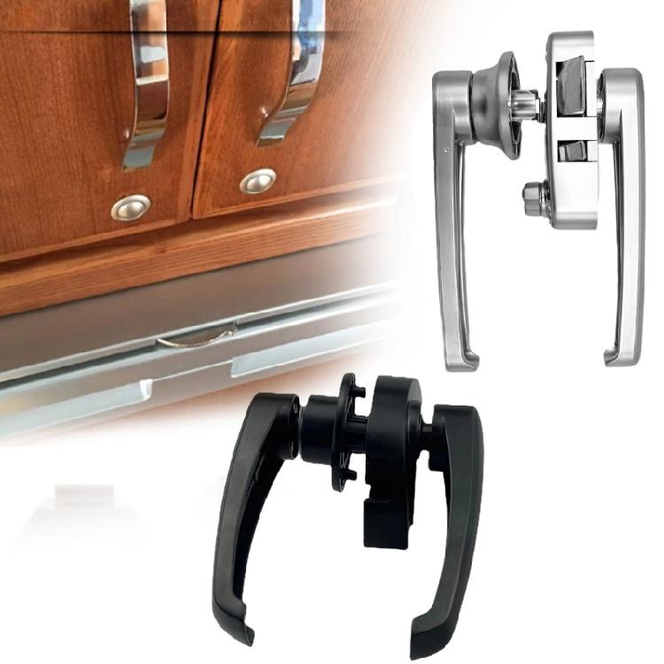 RV Toilet Door Lock Bathroom Door Lock Caravan Boat Handle Lock RV Hardware