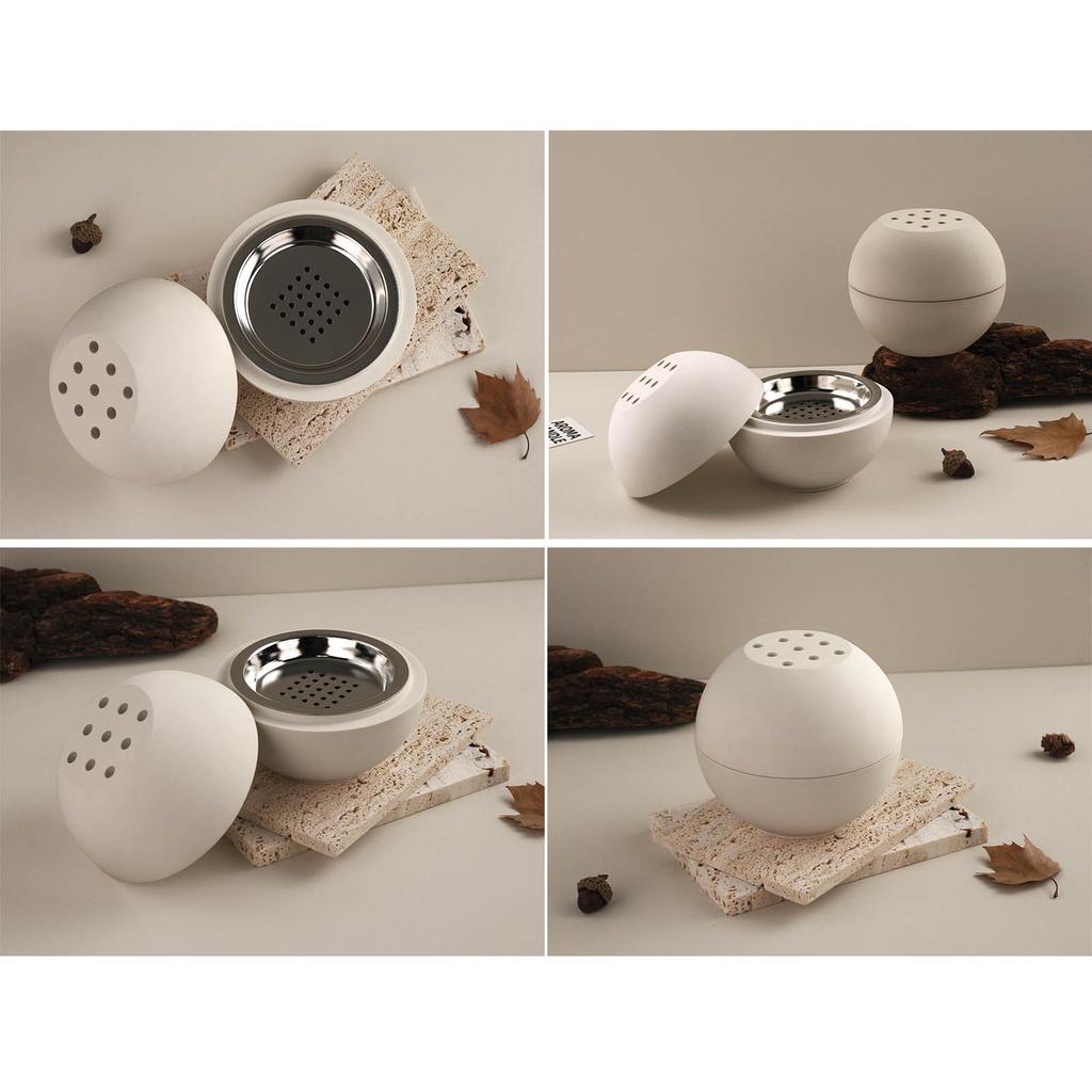 Ball Shape Incense Burner Silicone Mold Aromatherapy Cups Concrete Burning Incense Holder Molds Ornament Home Decor