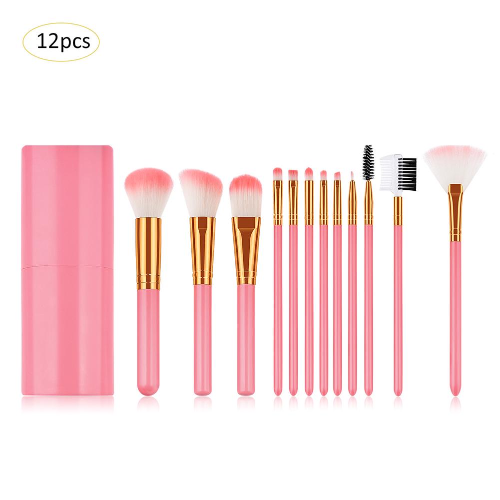 Buy 12 Pieces High End Makeup Brush Makeup Tool With Brush Holder