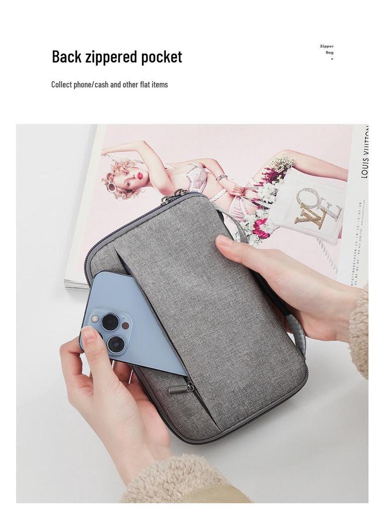 Korean Style Waterproof Passport and Document Organizer – Large Capacity Travel Wallet