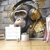 Wallpaper Monkey Headphones Pop Art
