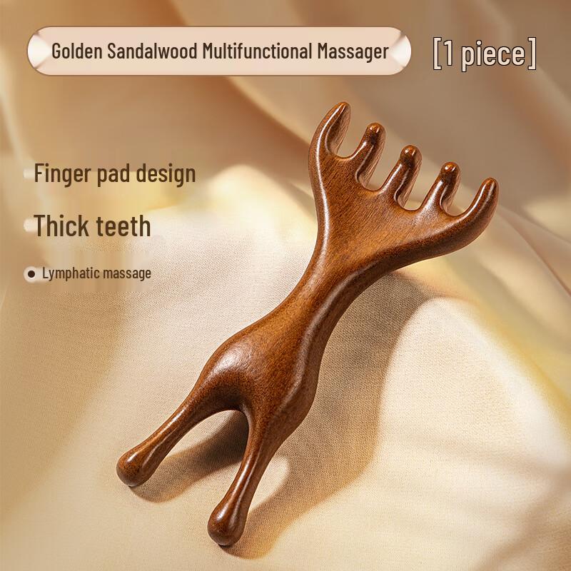 Green Source Five-Claw Sandalwood Scalp Massage Comb