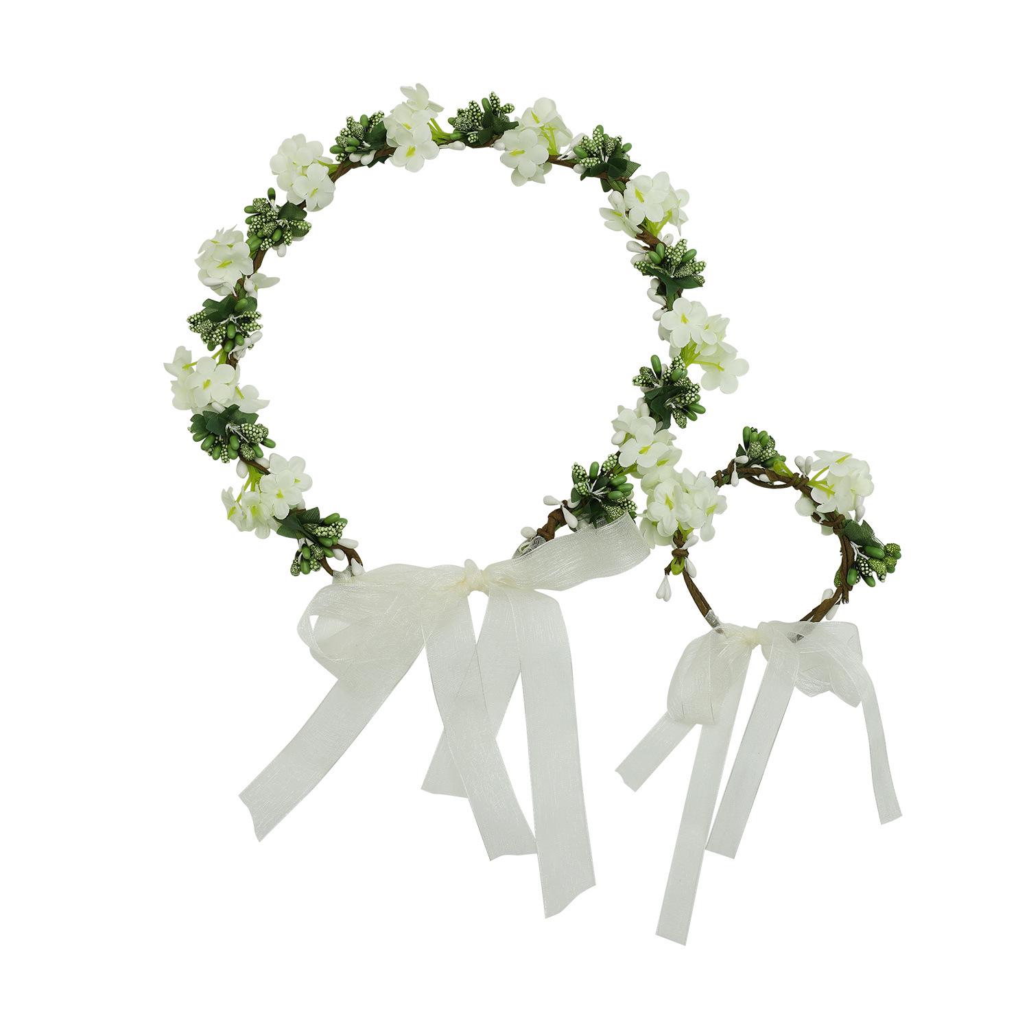 Silk Flower Forest Fairy Wreath - Children s Travel & Dance Headdress