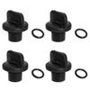 4 Pieces Pool Pump Drain Plugs Replacement With O Rings Seals Fit Multiple Pump Models and Water Systems Daily Use