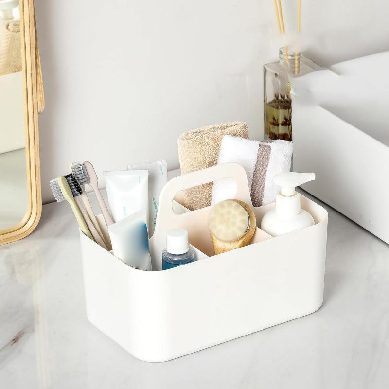 Multipurpose Organizer Stackable Plastic Caddy With Handle, Desk, Makeup, Dorm Caddy, Classroom Art Organizers And Storage Tote