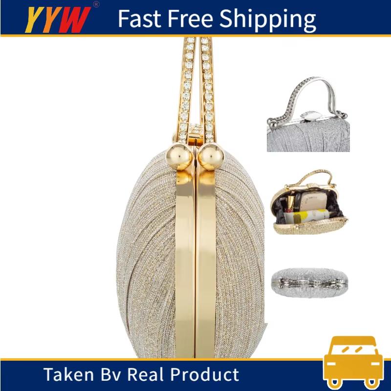 Luxury Exquisite Design Women's Party Wedding Shoulder Bag Handbag Fashion Evening Clutch Luxury Women's Rhinestone Clutch