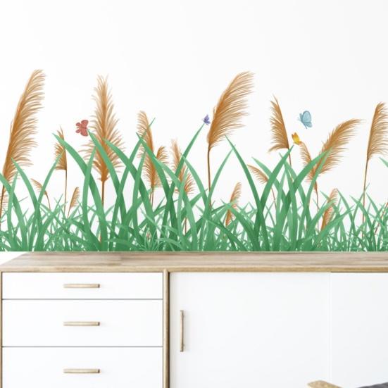 

Стикер стены Setaria Viridis Pattern Длительное использование Красочная бабочка