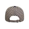 Men Autumn Winter Plaid Contrast Color Cap Baseball Cap Women Sun Hat Ponytail Panama Cap Visor Hats Snapback Hat
