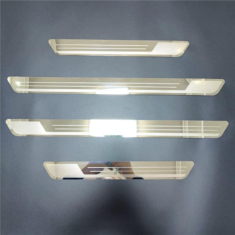 Auto Door Sill Scuff Plate Trim For Haval Jolion H6 H2 2011- GWM Cannon Ute Stainless Threshold Pedal Guards Car Accessories