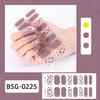 Semi-Cured Gel Nagellackstreifen Gel Nägel Vollständige Wraps Streifen Gel Nagelaufkleber