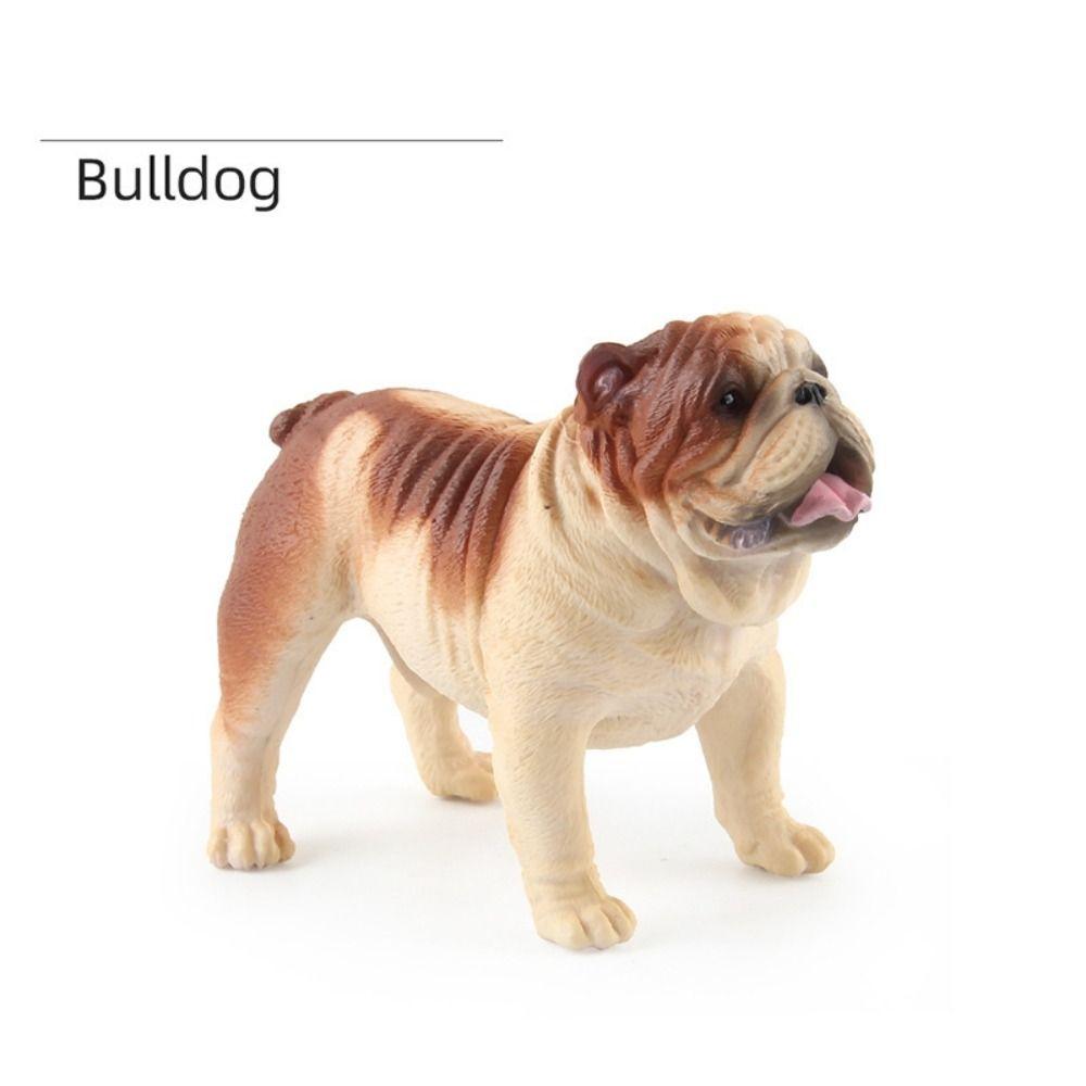 Solid Miniature Animal Model Realistic Dog Figurine Children's Toys   Collection