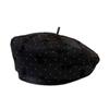 Mesh Rhinestone Light Luxury Beret Women'S Summer Breathable Octagonal Hat Embroidery Bow Painter Hat