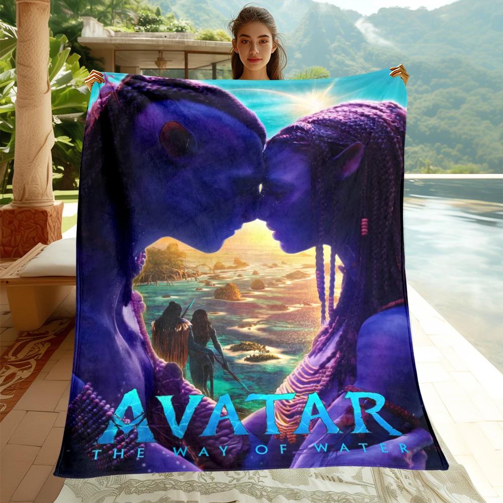 Avatar Movie HD Printed Flannel Thin Blanket.Four Season Blanket.for Sofa,beds,living Rooms,travel Picnic Blanket Gifts
