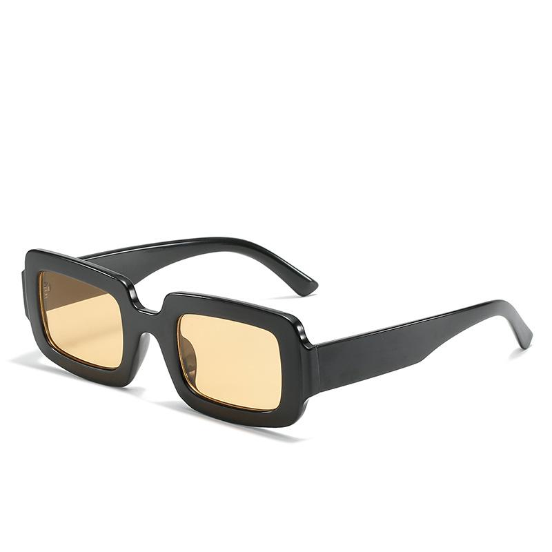 Square Sunglasses, Mujia Catwalk Jelly-Colored Square Glasses, Street Photography Retro Sunglasses For Women