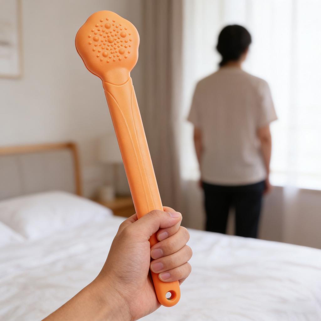 Knock Hammer Portable Tapping Hammer Tool for Back Leg Arm Shoulder Orange
