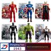 Hot In-Stock Marvel Avengers Heroes Series Iron Man And Spider-Man 7-Inch Action Figures Decorative Ornament Collectible Toys