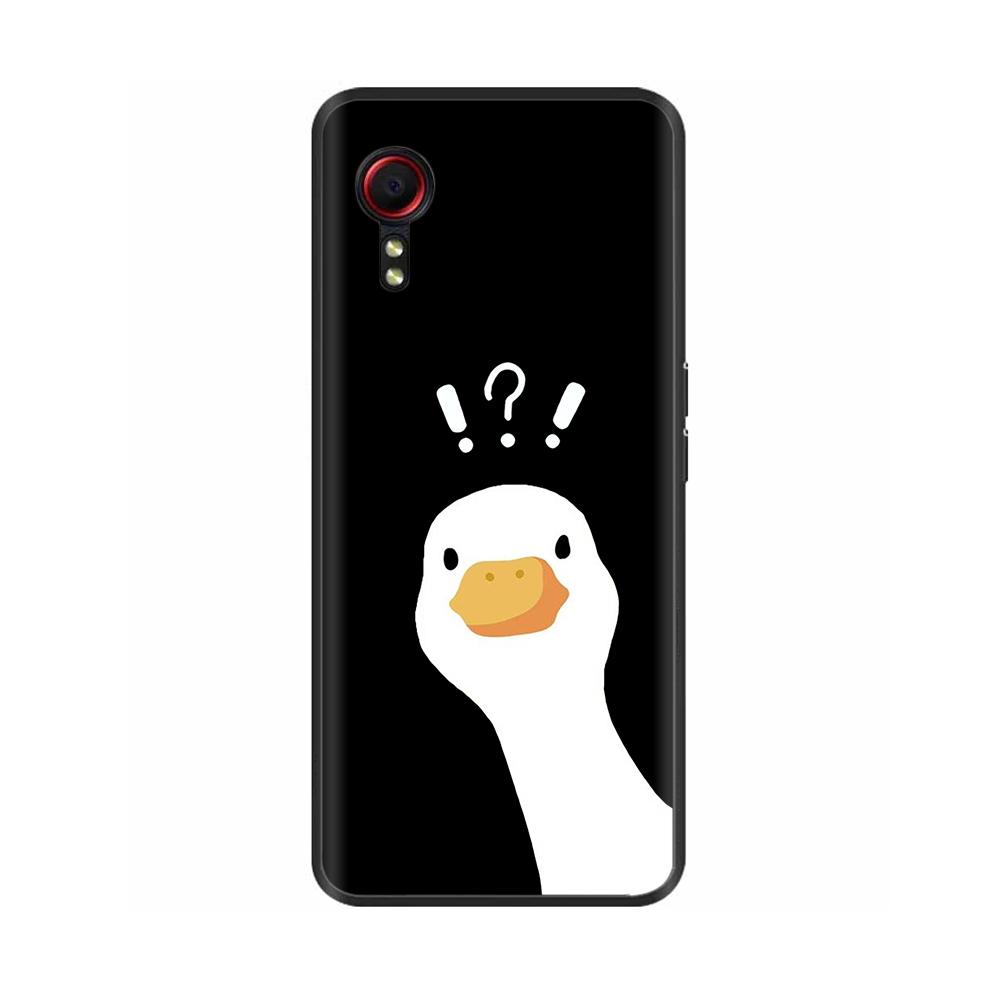 Per Samsung Galaxy Xcover 7 Custodia Morbida Liscia Silicone Liquido Cartoon Guscio Telefono Per Samsung XCover7 Cover Posteriori Protettive in TPU